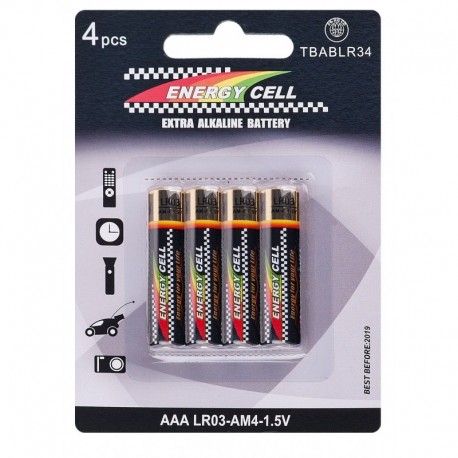 Bateria LR03 Energy Cell  blister 4 ssztuki AAA baterie