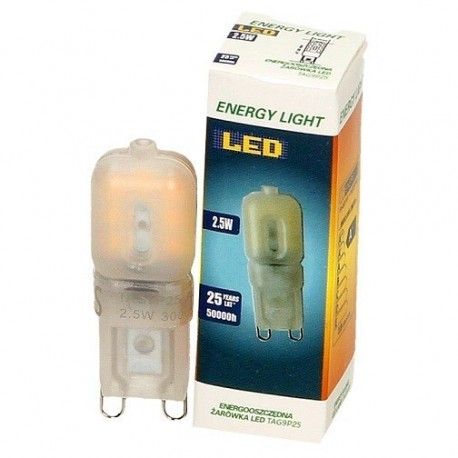 Żarówka LED G9 2,5W  Energy Light TAG9P25 ledowa